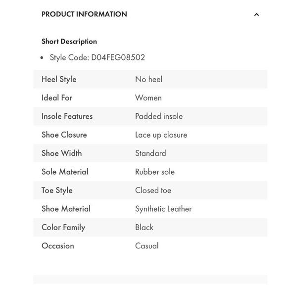 NEW GEOX Pontoise Lace Up Sneakers in Black Italian Leather Womens Size 37/7 - Picture 7 of 7